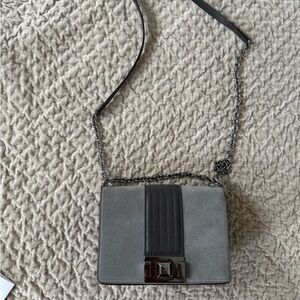 Elegant Gray Crossbody Bag